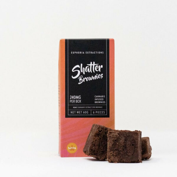 Shatter Brownies 240 MG Sativa