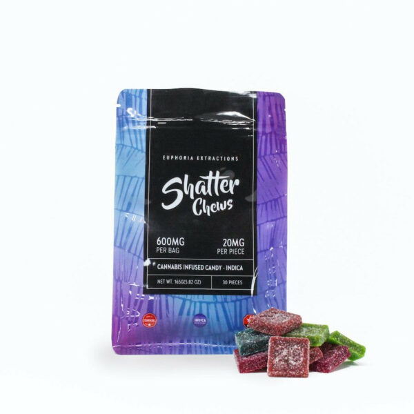 Shatter Chews 600 MG Indica